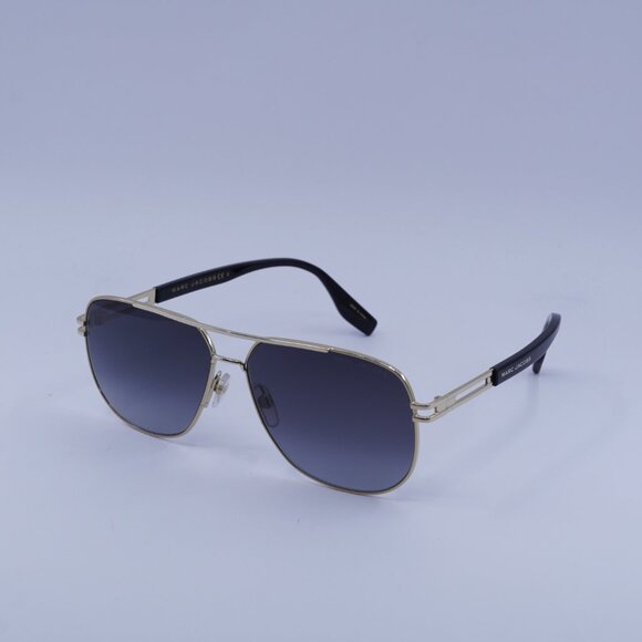 Marc Jacobs MARC 633/S 0RHL 9O Sunglasses Gold Aviator Frame, Grey Lenses - Picture 5 of 11
